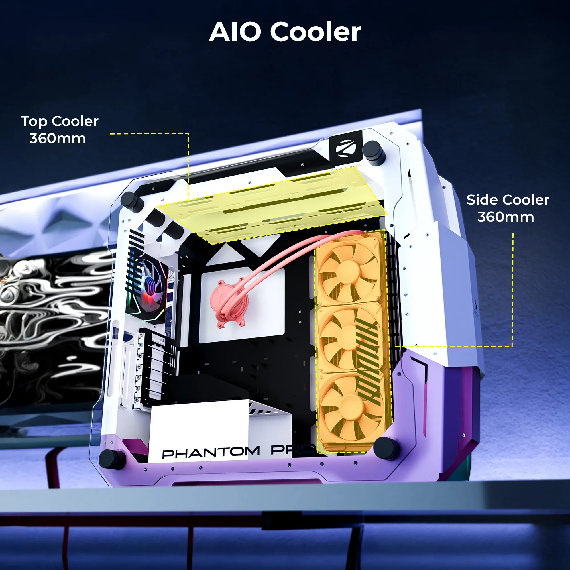 Zebronics Phantom Pro Full Tower Cabinet overview 4