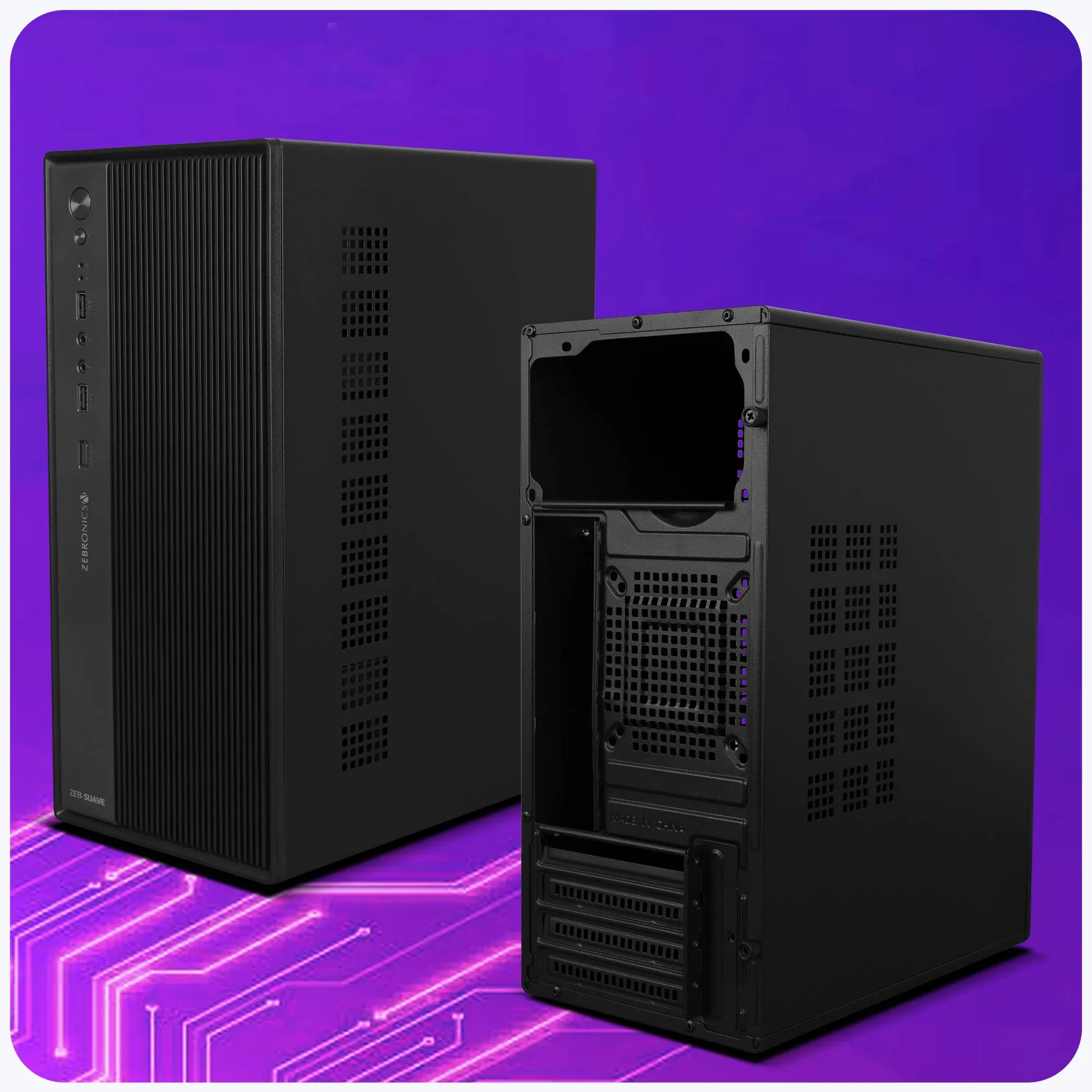 Zebronics Suave mATX Cabinet overview 2