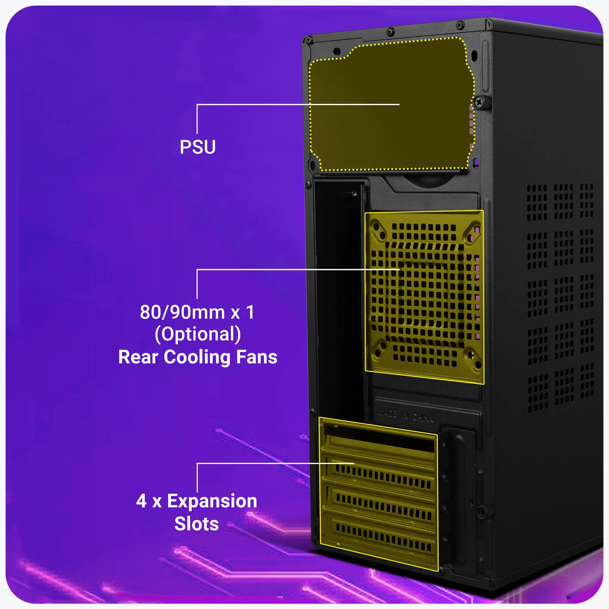 Zebronics Suave mATX Cabinet overview 3