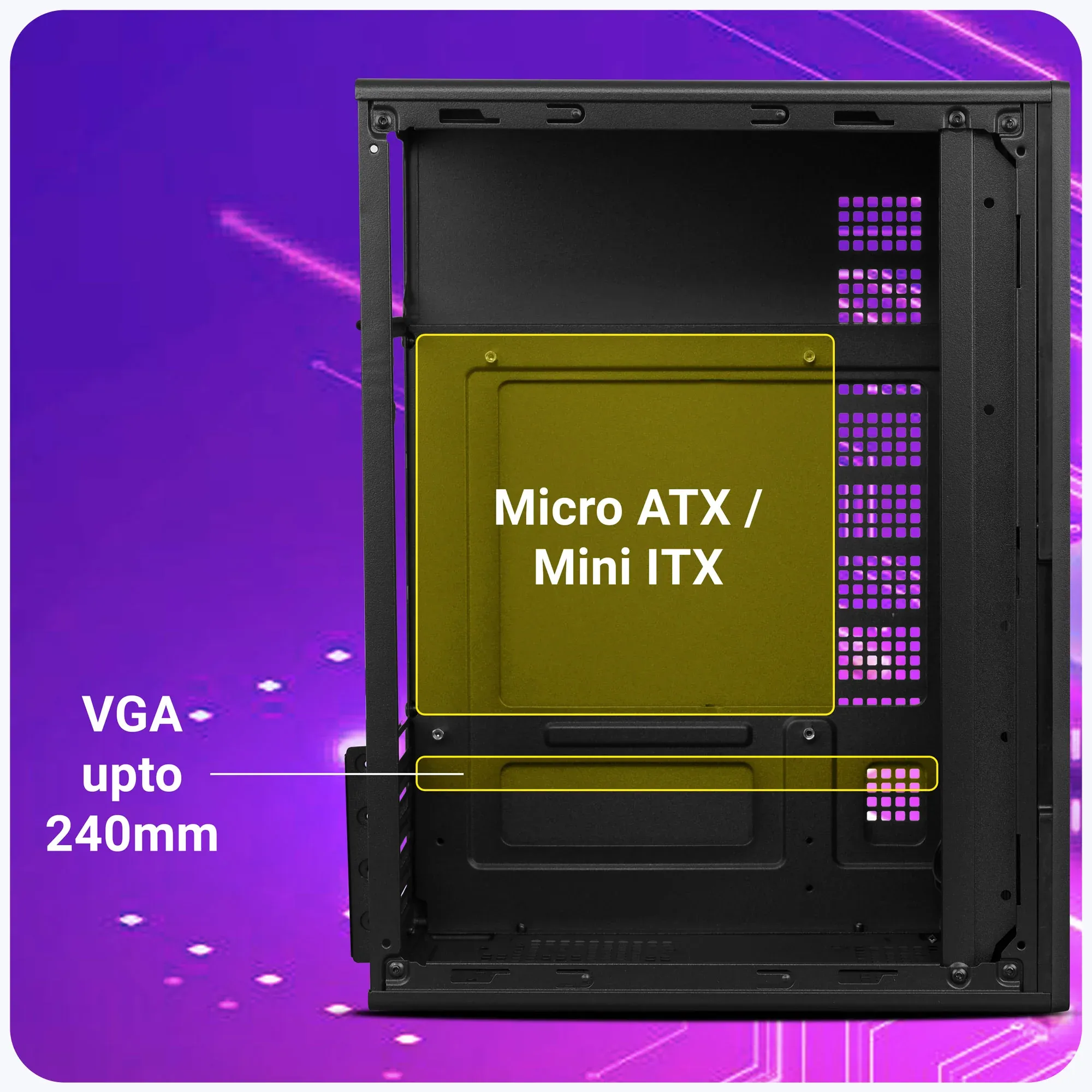 Zebronics Suave mATX Cabinet overview 4