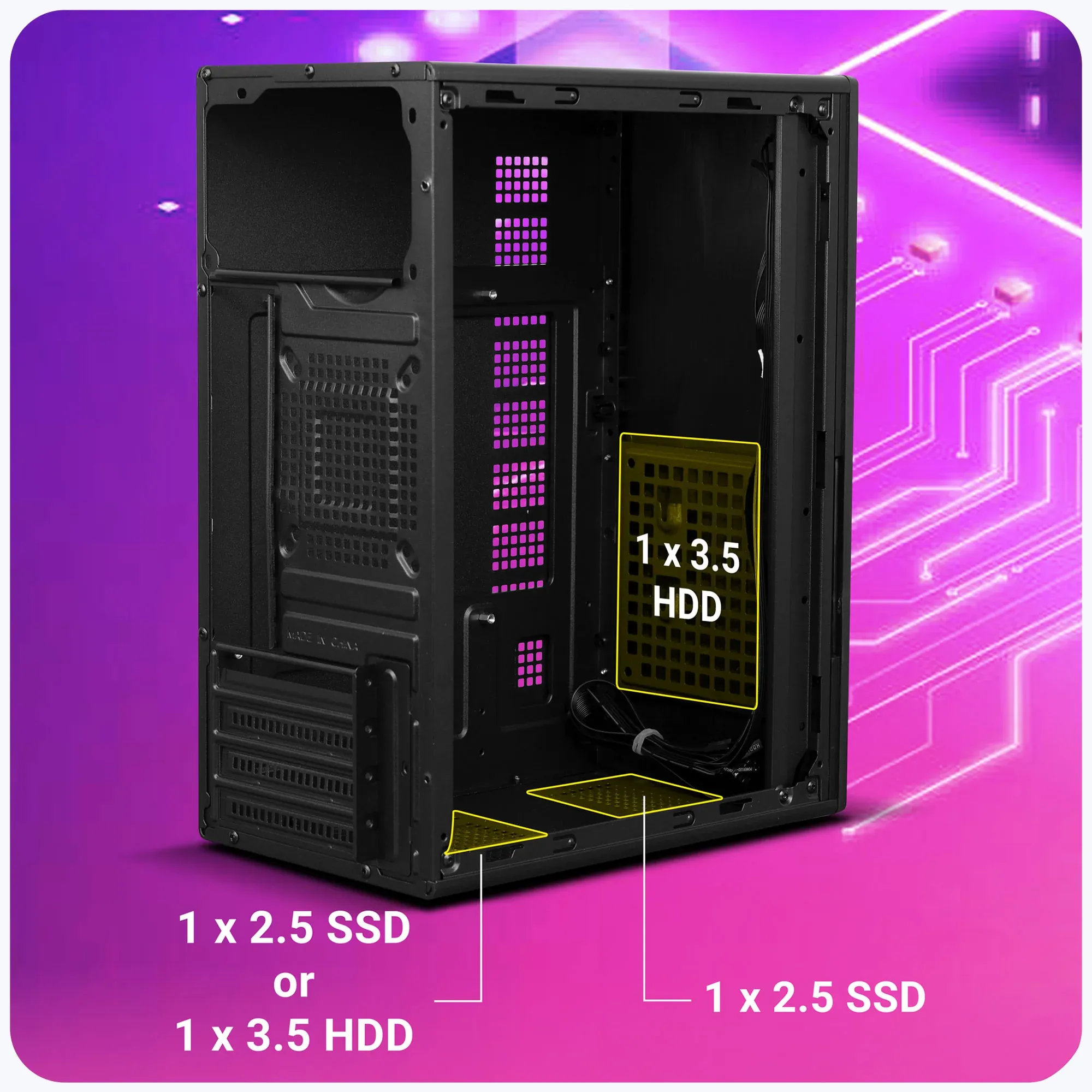 Zebronics Suave mATX Cabinet overview 5