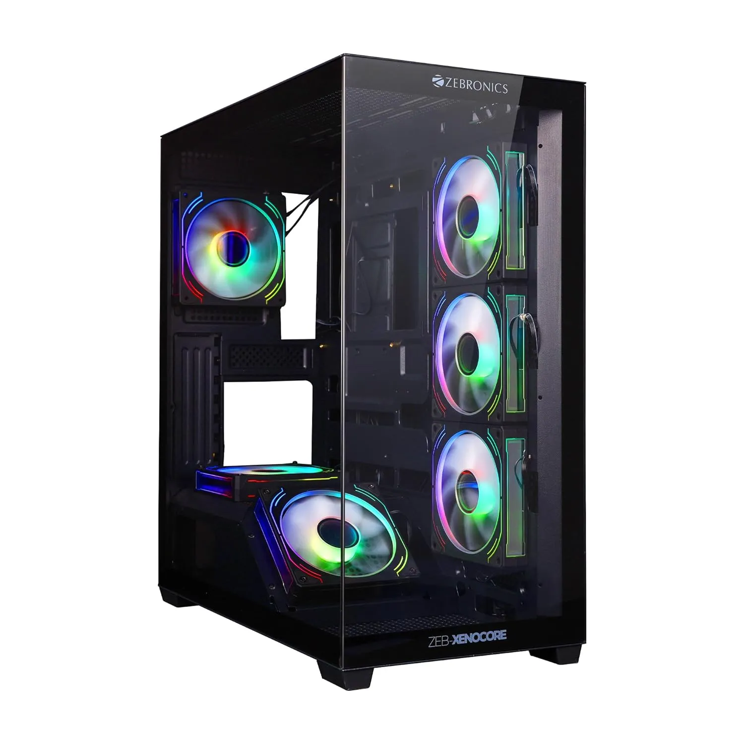 Zebronics Xenocore Premium Gaming Case Black overview 1