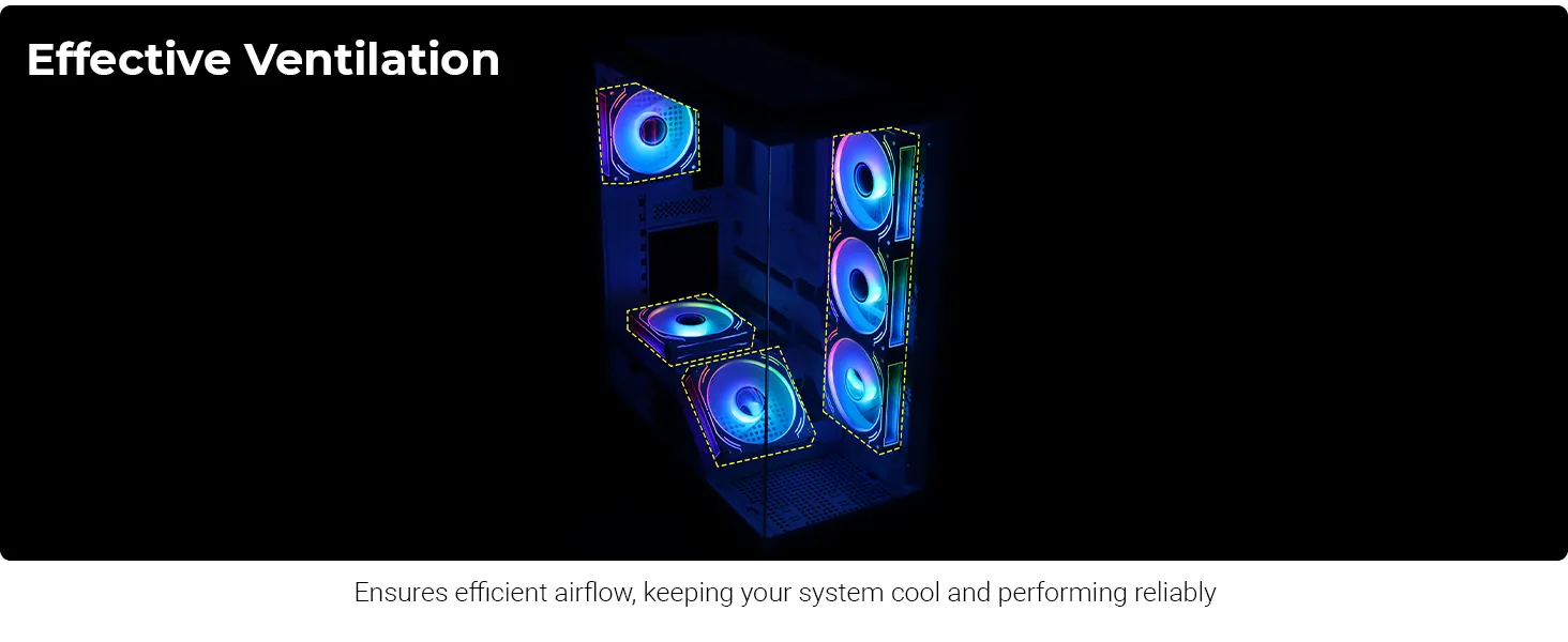 Zebronics Xenocore Premium Gaming Case White overview 7