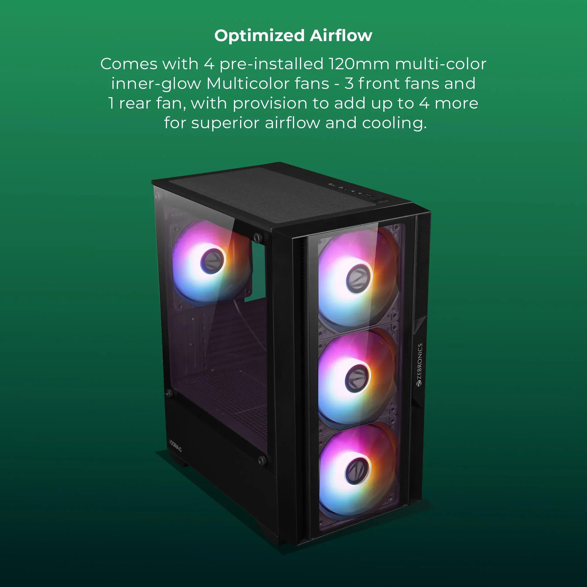 Zebronics Zeb Cora G Black overview 1