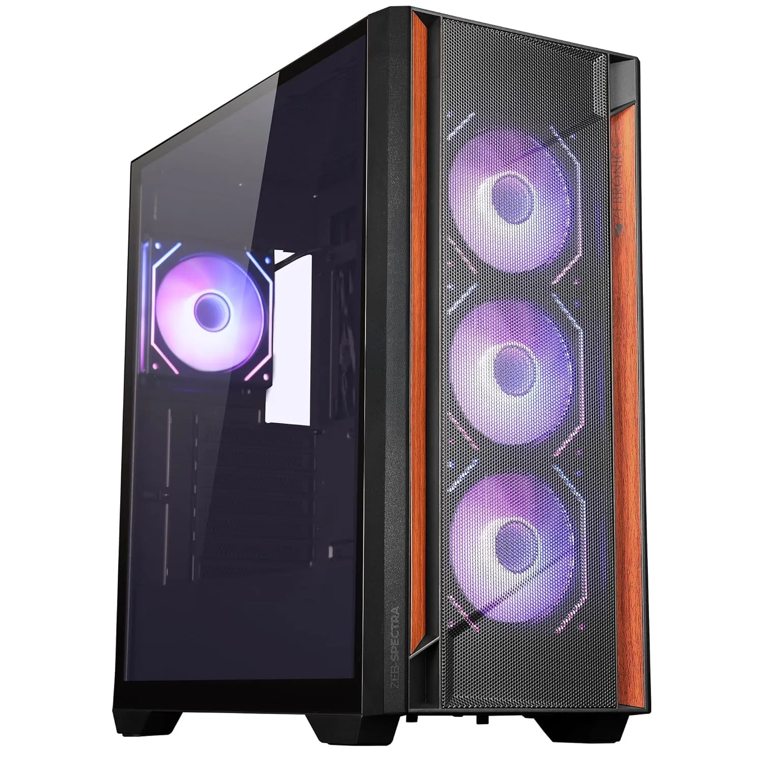 Zebronics Zeb Spectra Premium Gaming Cabinet Black overview 1