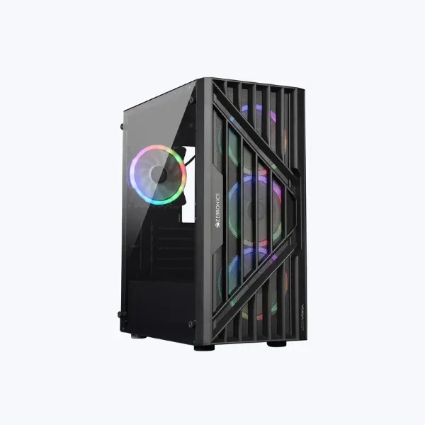 Zebronics Zeb Voxa Black Gaming Cabinet
