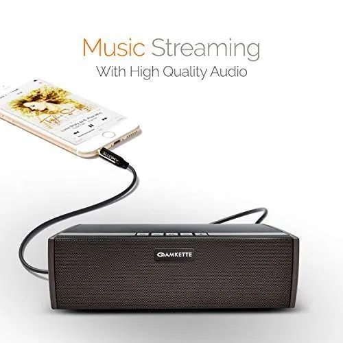 Amkette Aux Premium Audio Cable 1.2 Meter (Black) overview 2