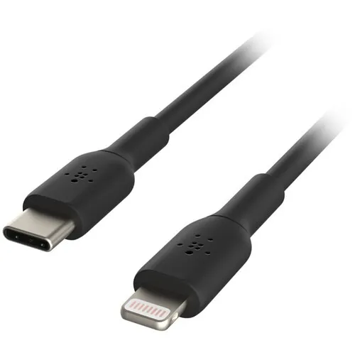 Belkin Boost Charge Lightning to USB Type-C Cable 3.3 Feet (1 Meters) Black