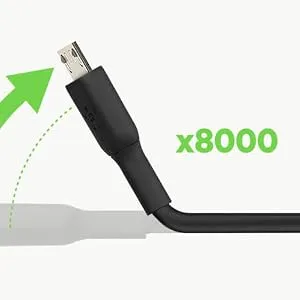 Belkin Boost Charge USB Type-A to Micro-USB Cable, (3.3 Feet/1 Meter, White) overview 2