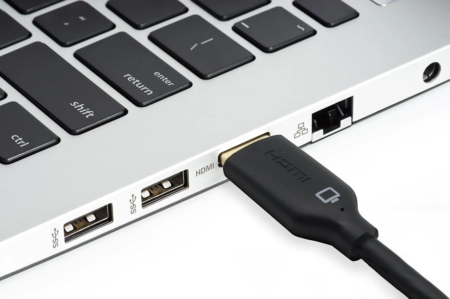 Belkin High-Speed HDMI Cable with Ethernet 4K/Ultra HD Compatible 1 Meter Cable Gold Platted, Black overview 2