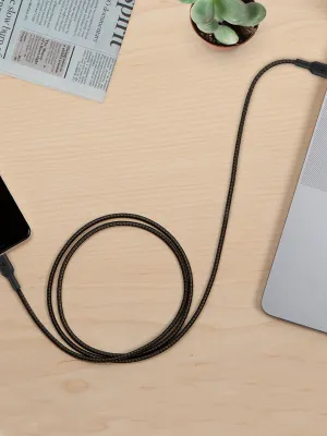 Belkin USB C to USB C Fast Charging Type C Cable Tough Unbreakable Braided Nylon Material, 60W PD, 3.3 feet (1 Meter) for Laptop, Personal Computer, Smartphone, Tablet White, USB-IF Certified overview 4