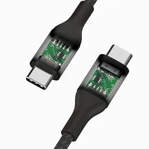 Belkin USB-IF Certified Braided 240 W USB-C to USB-C (Type C) Charge cable, 6.6 Feet / 2 Meter, White overview 1