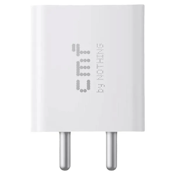 CMF by Nothing 33W Type-C Power Fast Charger Adapter | Compatible with CMF Phone 1, Nothing Phone 2a Plus, Phone 2a, Phone 2, Phone 1 | Quick Charge 3A Wall Charging for Android (White, Without Cable)