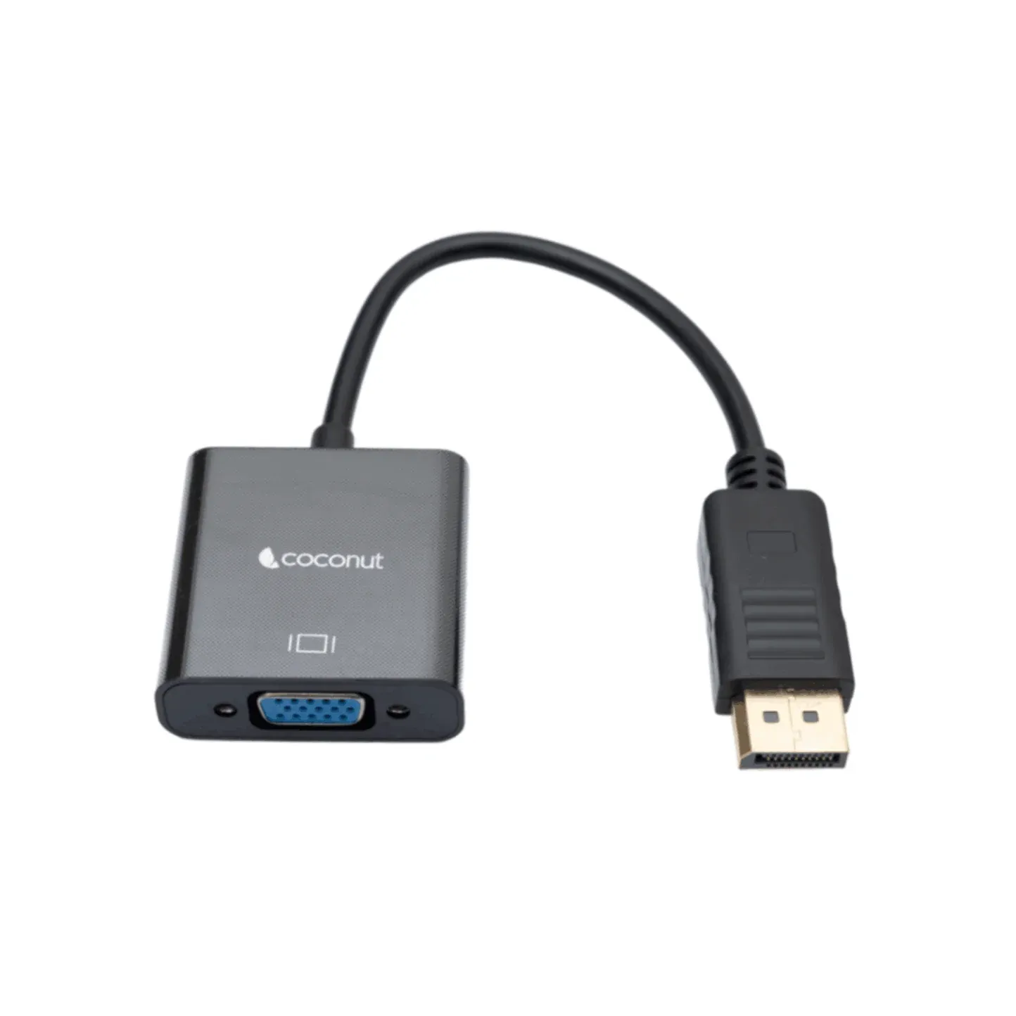 Coconut DP TO VGA Crystal-Clear Connectivity: Unleash Visual Brilliance with our DP to VGA Cable – Premium Chipset, Durable ABS Build, and Vibrant 1080p Resolution overview 1