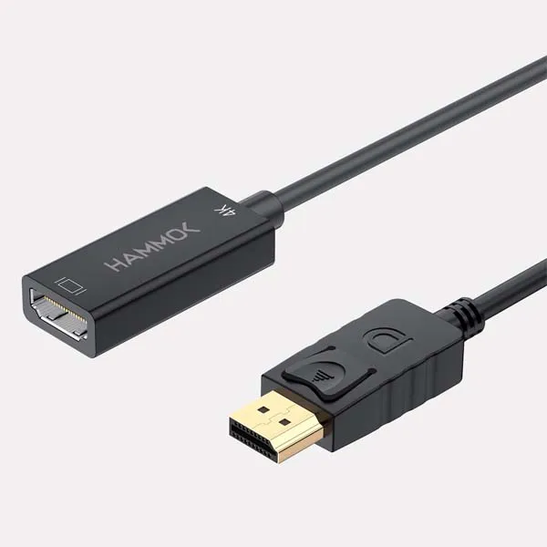 Hammok Bella Display Port to HDMI-4K Converter Cable