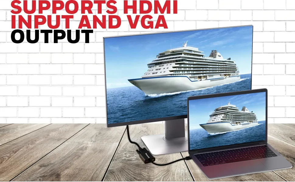 Honeywell 3in1 HDMI to VGA Port Cable overview 2