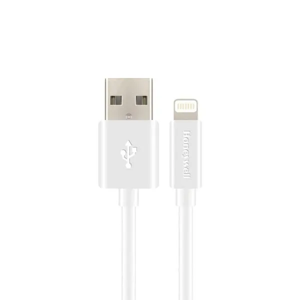 Honeywell Apple Lightning Charge And Sync Non Braided Cable 1.2 Meter (White)