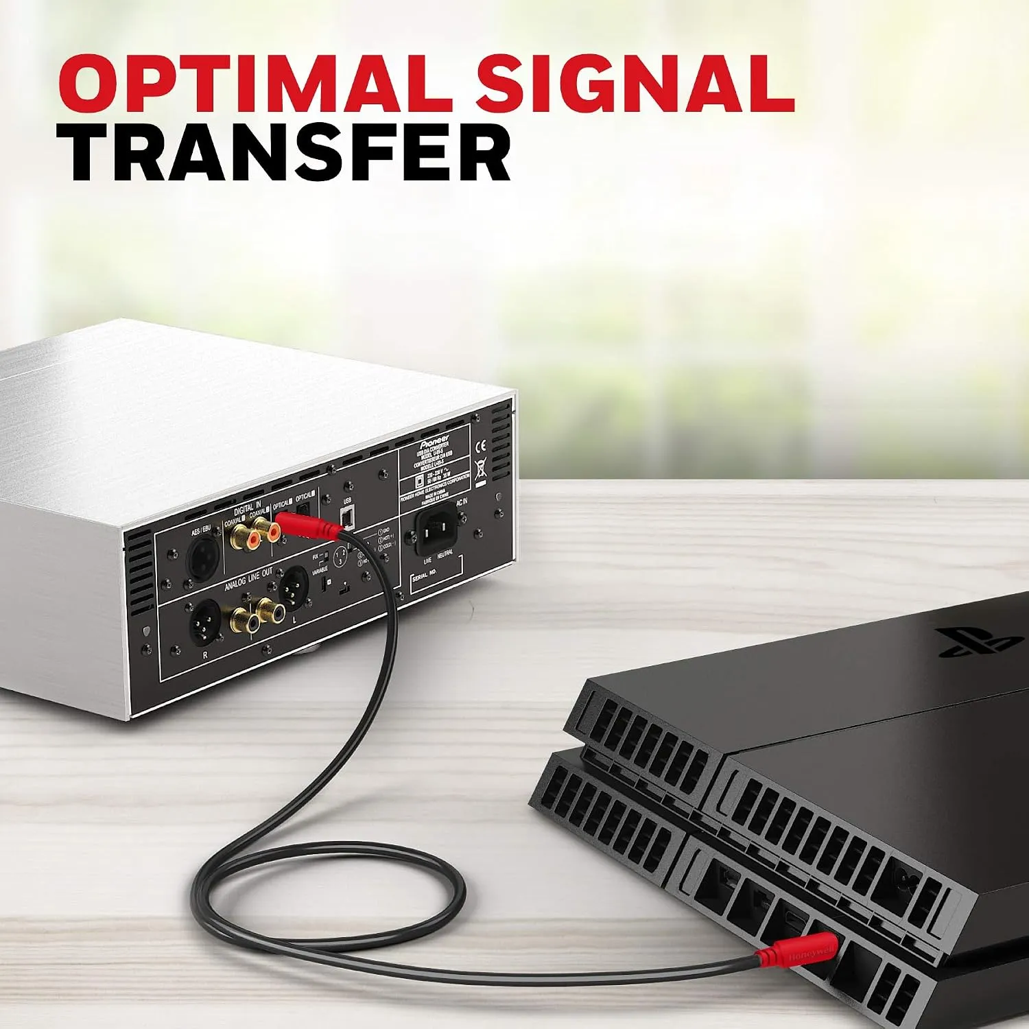Honeywell Digital Optical Cable 2 Meter (Toslink) overview 1