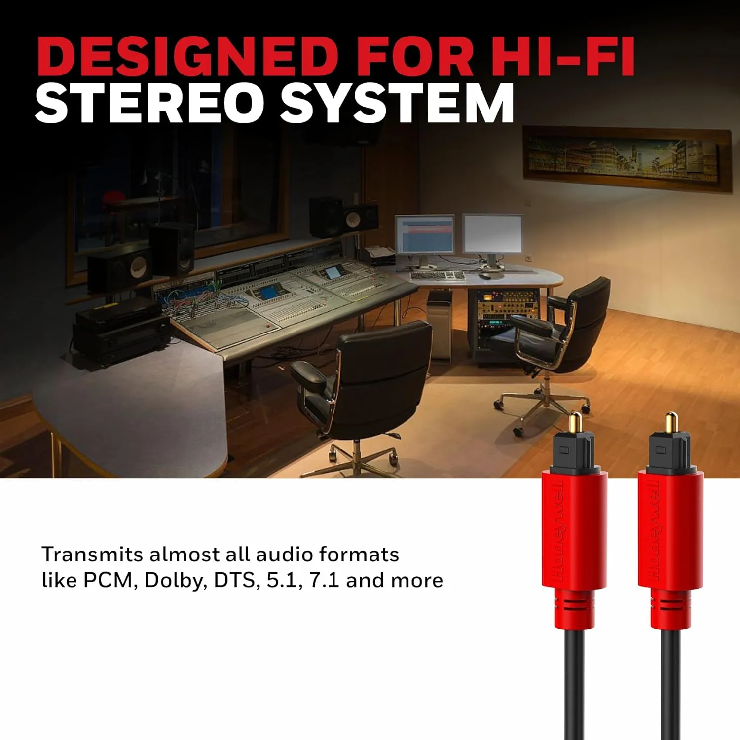 Honeywell Digital Optical Cable 2 Meter (Toslink) overview 3