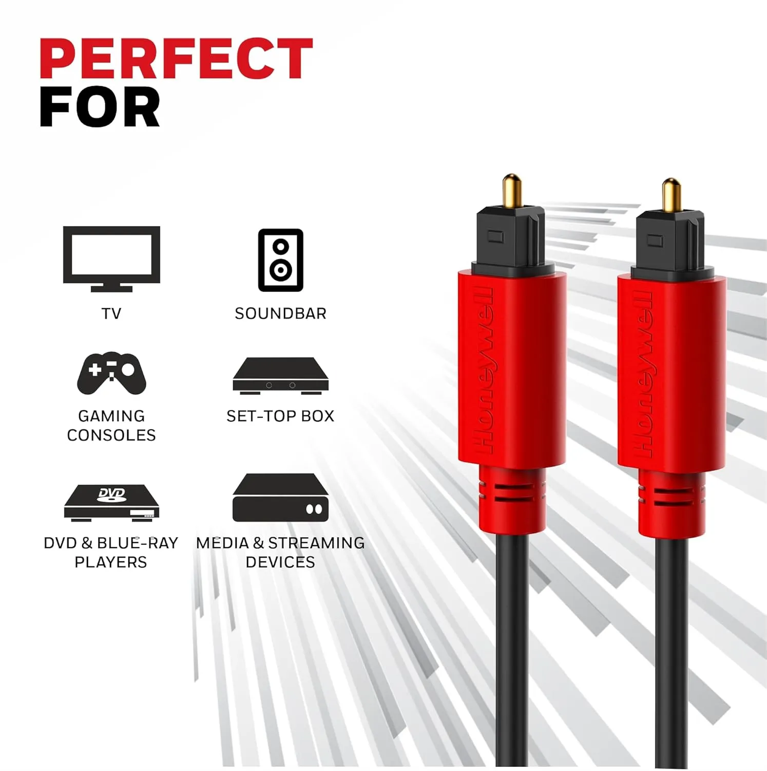 Honeywell Digital Optical Cable 2 Meter (Toslink) overview 6