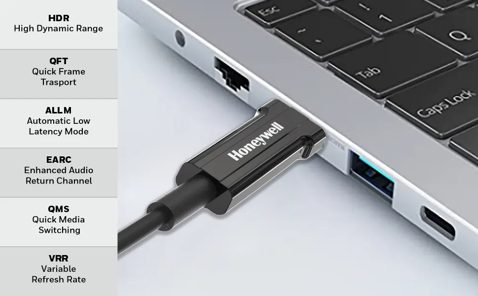 Honeywell HDMI AOC 2.1 Complaint 30 Meters Cable16 overview 4