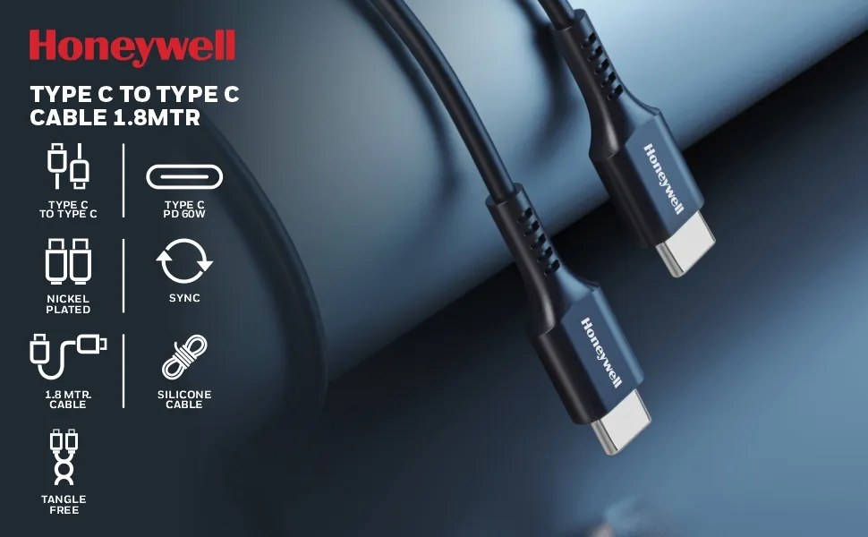 Honeywell Type C To Type C 3.1 USB 1.8 Meter Cable overview 6
