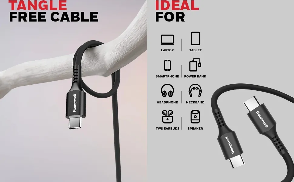 Honeywell Type C To Type C 3.1 USB 1.8 Meter Cable overview 9