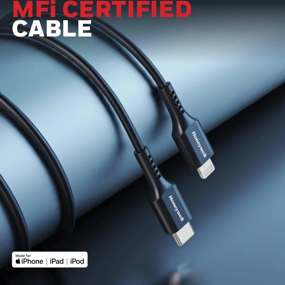 Honeywell Type C to Lightning 1.8 Meter Silicone cable (Black) overview 1