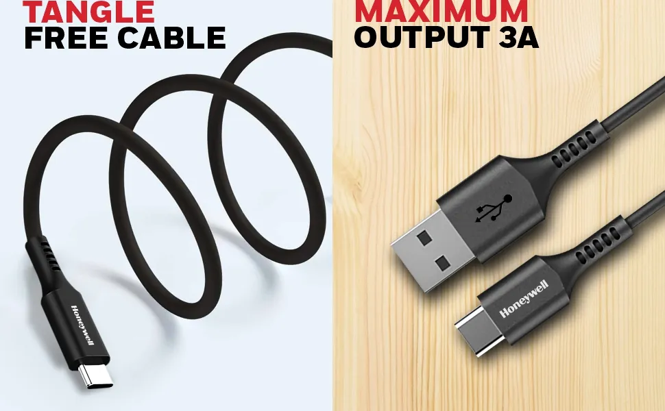 Honeywell USB 2.0 To Type C Cable 1.8 Meter (Silicone Cable) overview 4