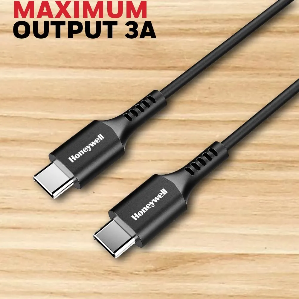 Honeywell USB Type C To Type C 1.8 Meter Cable (Black) overview 4