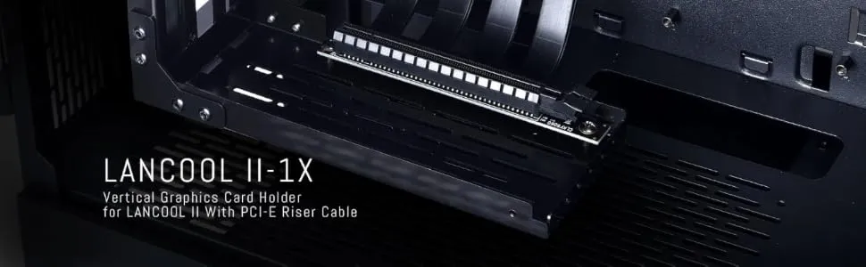 Lian Li Lancool II-1X Vertical Graphics Card Holder With Riser Cable For Lancool II overview 4