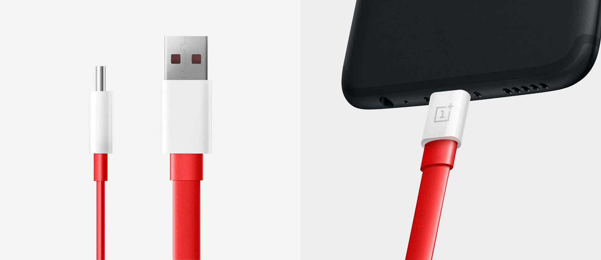 OnePlus SUPERVOOC Type-A to Type-C 10A 1M Cable (Red) overview 2