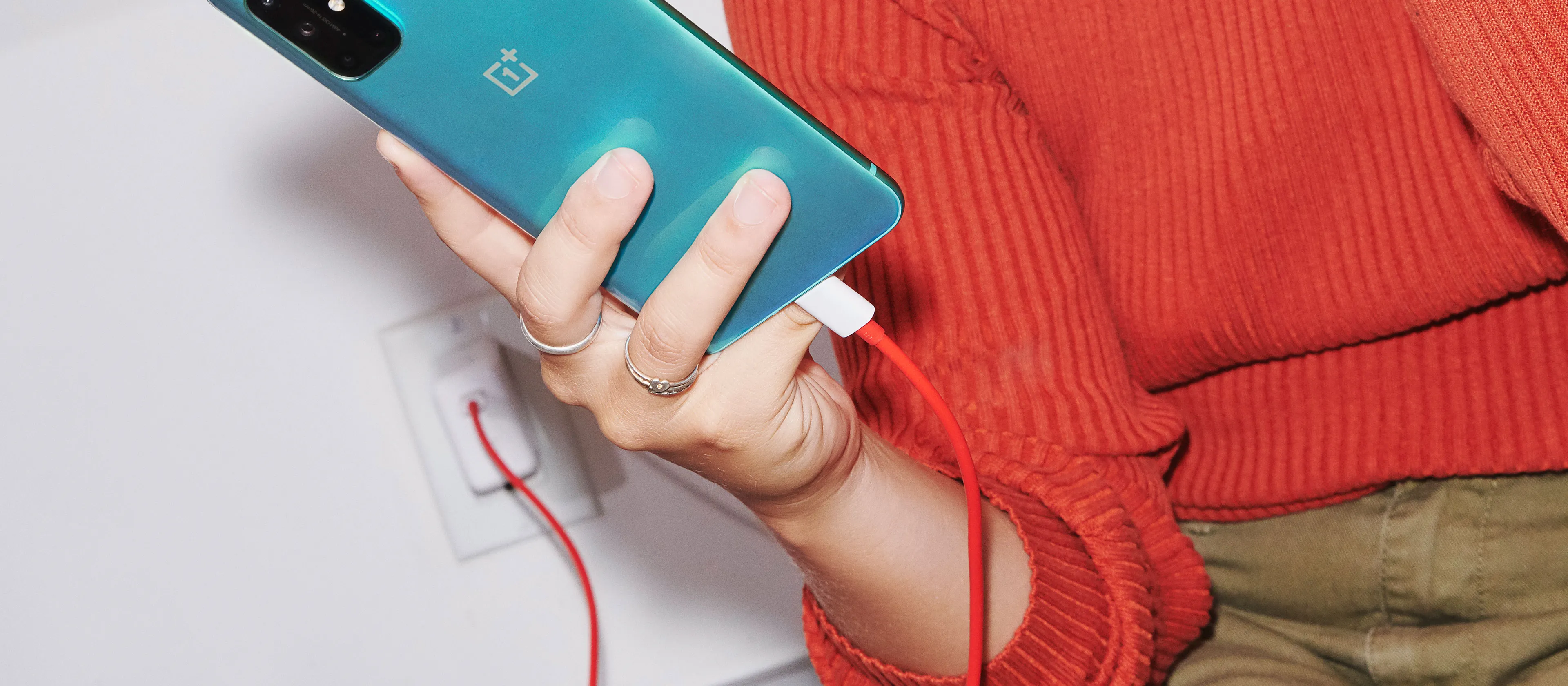 OnePlus SUPERVOOC Type-C to C cable 1.5 m Fast Charging Cable (Compatible with Charging Adapter, Red) overview 1