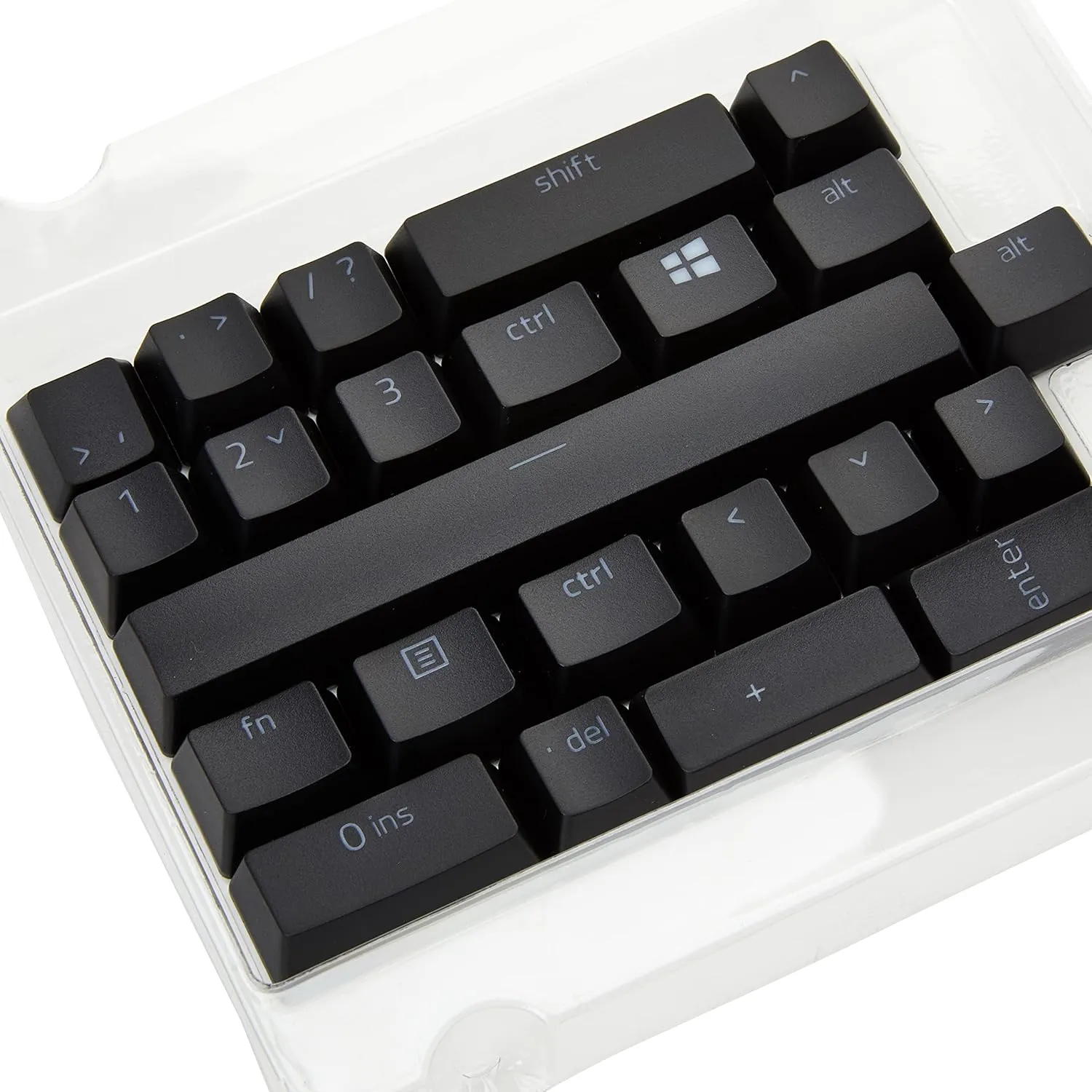 Razer PBT Keycap + Coiled Cable Upgrade Set Black overview 1