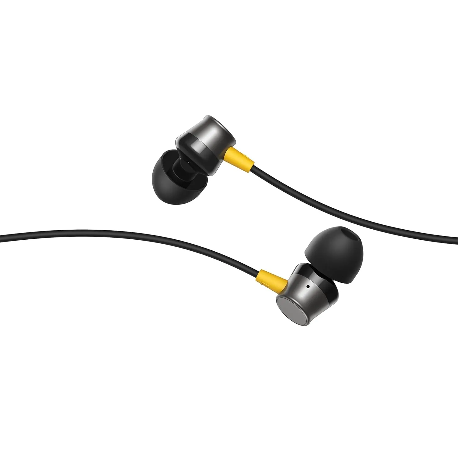 Realme Buds 3 Wired Earphone with Type-C Jack, HD Microphone and Tangle-free Cable (Black) overview 4