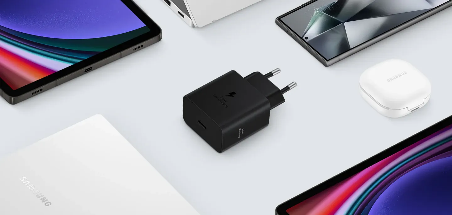 Samsung Original 45W Type-C Super Fast Travel Adaptor Without Cable (Black) overview 3