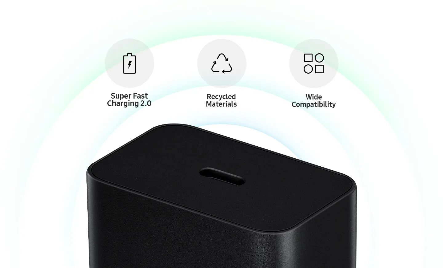 Samsung Original 45W Type-C Super Fast Travel Adaptor Without Cable (Black) overview 4