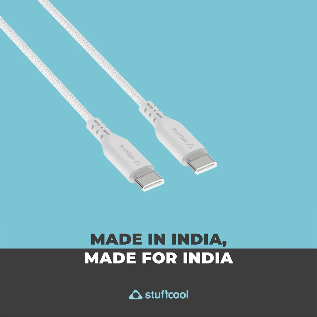 Stuffcool Alto C To C 100W 5A Cable fast USB C to C compatible for MacBooks , Laptops and Upto Galaxy S23 Series overview 2