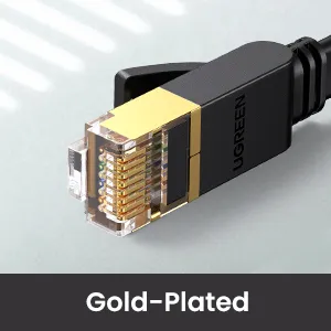 UGREEN Cat7 Shielded Ethernet Networking Cord Patch Cable 10Gbps 600Mhz S STP Molded Network Lan Cable Stranded Copper 5 meters overview 4