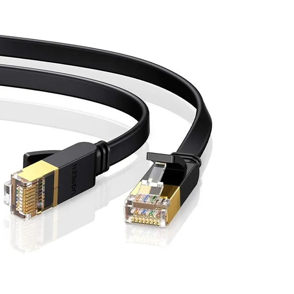 UGREEN Cat7 Shielded Ethernet Networking Cord Patch Cable 10Gbps 600Mhz S STP Molded Network Lan Cable Stranded Copper 5 meters