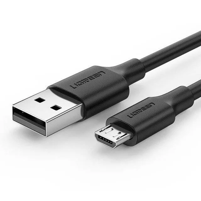 UGREEN US289 USB-A to Micro USB Cable 2A Max Black 1m-60136