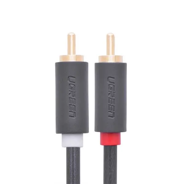 Ugreen AV104 2RCA Male to 2RCA Male Cable 1m (Black 30747)