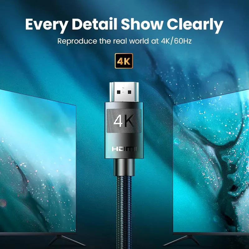 Ugreen HD119 4K Hdmi Cable Male To Male Braided 2M overview 2