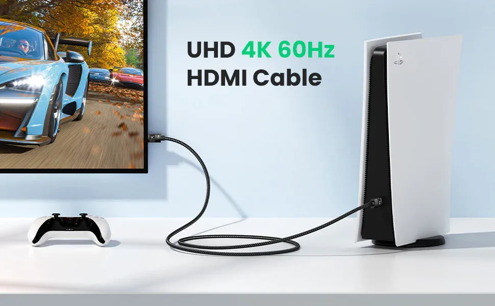 Ugreen HD119 4K Hdmi Cable Male To Male Braided 3M overview 2