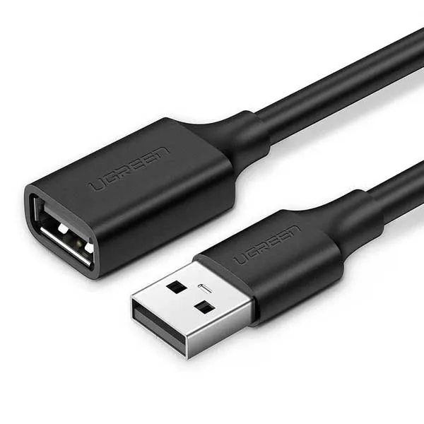 Ugreen US103 cable adapter USB female to USB male 1.5m black (10315)