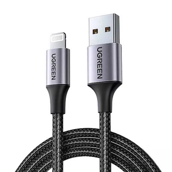 Ugreen US199 60157 USB-A to Lightning MFi cable 1.5m (Black)