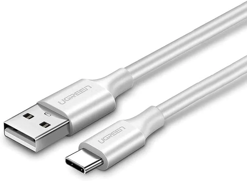 Ugreen US287 USB-A 2.0 to USB-C 480 Mbps 3 A 1.5 m Cable (White) overview 1