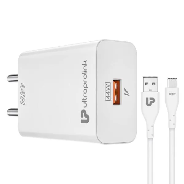 UltraProlink 44W Multi Protocol Fast Travel Charger with 1m Cable UM1135