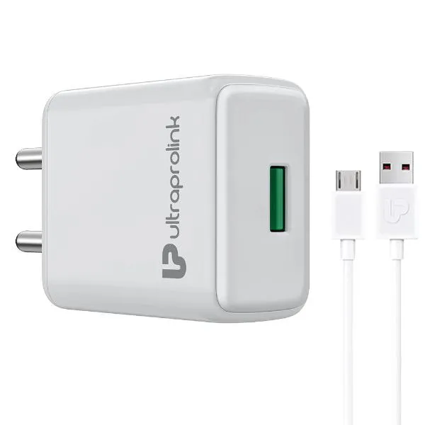 UltraProlink Boost 12M 2.4A/12W Charger + Micro USB Cable UM1166M