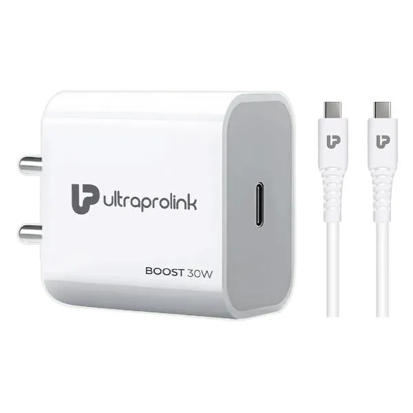 UltraProlink Boost PD30 PD-PPS 30W Travel Charger with C2C Cable UM1132C